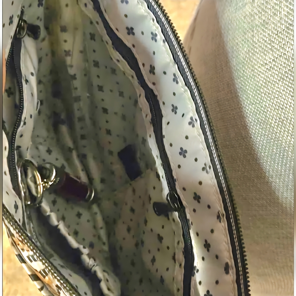 LUG Swivel Lily Grey Convertible Crossbody Shoulder Bag w/ RFID - Picture 9 of 14
